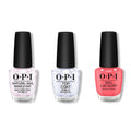 OPI - Nail Lacquer Combo - Base, Top & Drive 'Em Magenta - Professional Care