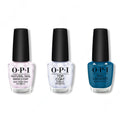 OPI - Nail Lacquer Combo - Base, Top & Duomo Days, Isola Nights 0.5 oz - Professional Care