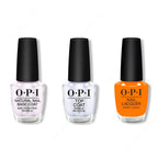 OPI - Nail Lacquer Combo - Base, Top & Feelin' Fire - Professional Care