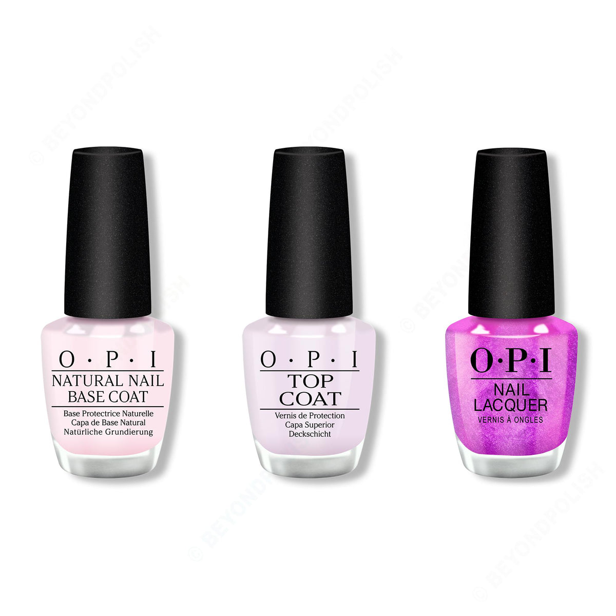 OPI - Nail Lacquer Combo - Base, Top & Feelin' Libra-ted - Professional Care
