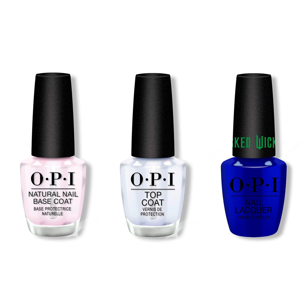 OPI - Nail Lacquer Combo - Base, Top & Fiyero's My Mani - Professional Care