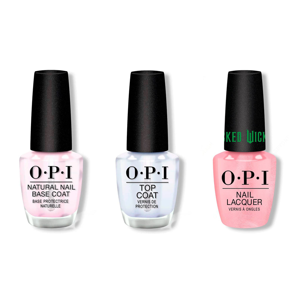 OPI - Nail Lacquer Combo - Base, Top & Ga-Linda - Professional Care