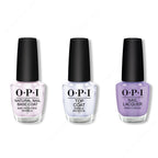 OPI - Nail Lacquer Combo - Base, Top & Galleria Vittorio Violet 0.5 oz - Professional Care