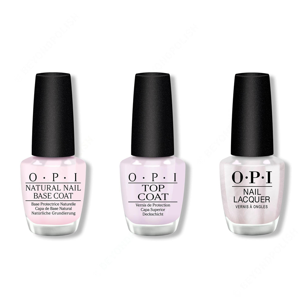 OPI - Nail Lacquer Combo - Base, Top & Gemini And I - Professional Care