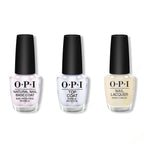OPI - Nail Lacquer Combo - Base, Top & Gliterally Shimmer - Professional Care