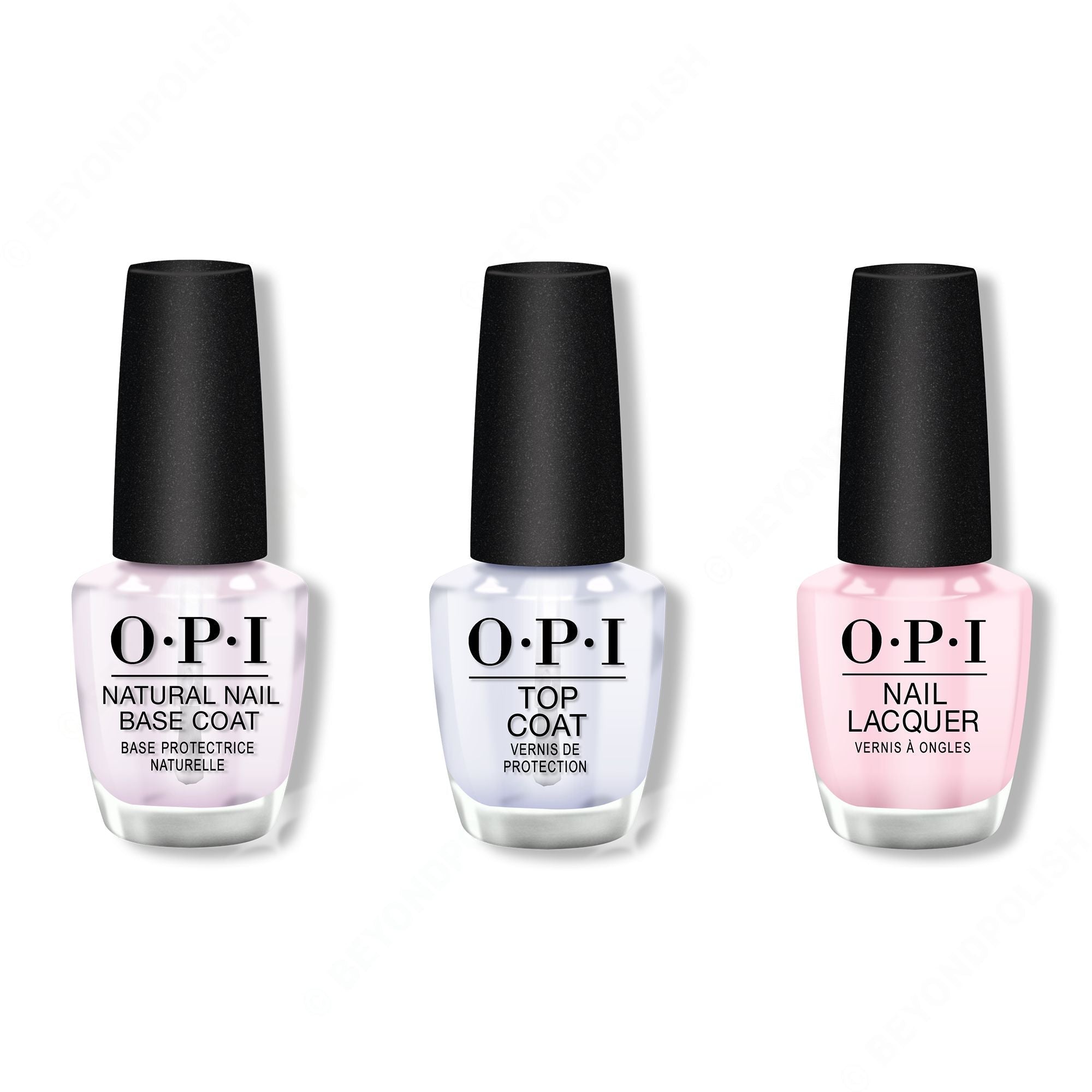 OPI - Nail Lacquer Combo - Base, Top & Got Myself into a Jam-balaya 0.5 oz - Professional Care