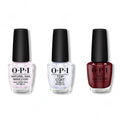 OPI - Nail Lacquer Combo - Base, Top & Got the Blues for Red 0.5 oz - Professional Care