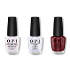 OPI - Nail Lacquer Combo - Base, Top & Got the Blues for Red 0.5 oz - Professional Care