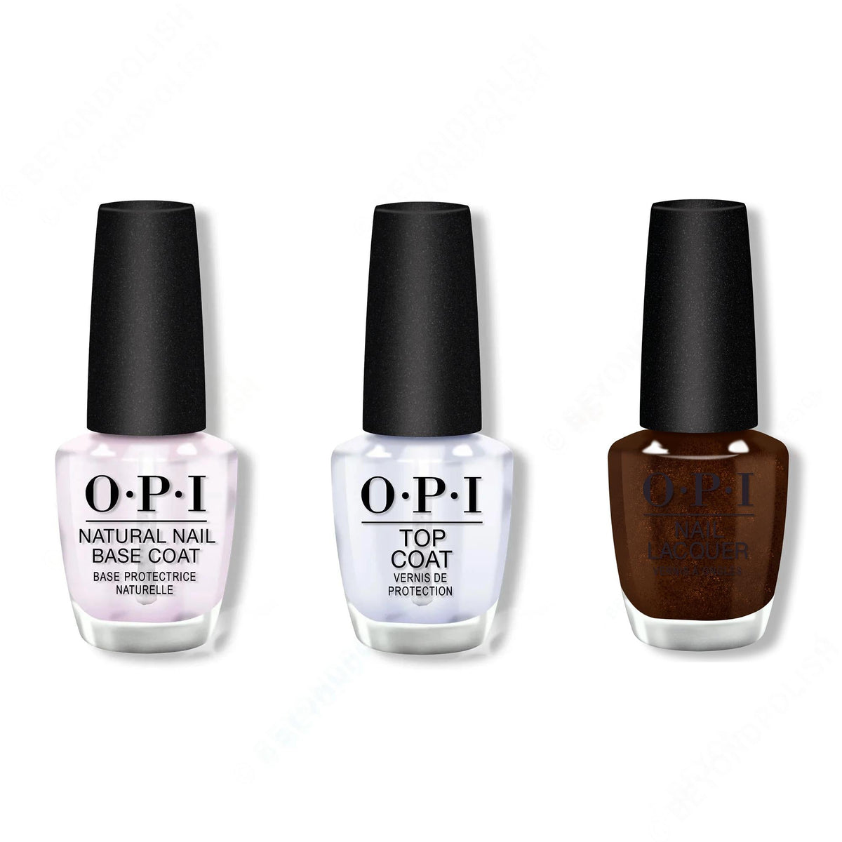 OPI - Nail Lacquer Combo - Base, Top & Grunge Queen - Professional Care