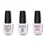 OPI - Nail Lacquer Combo - Base, Top & Hollywood & Vibe - Professional Care