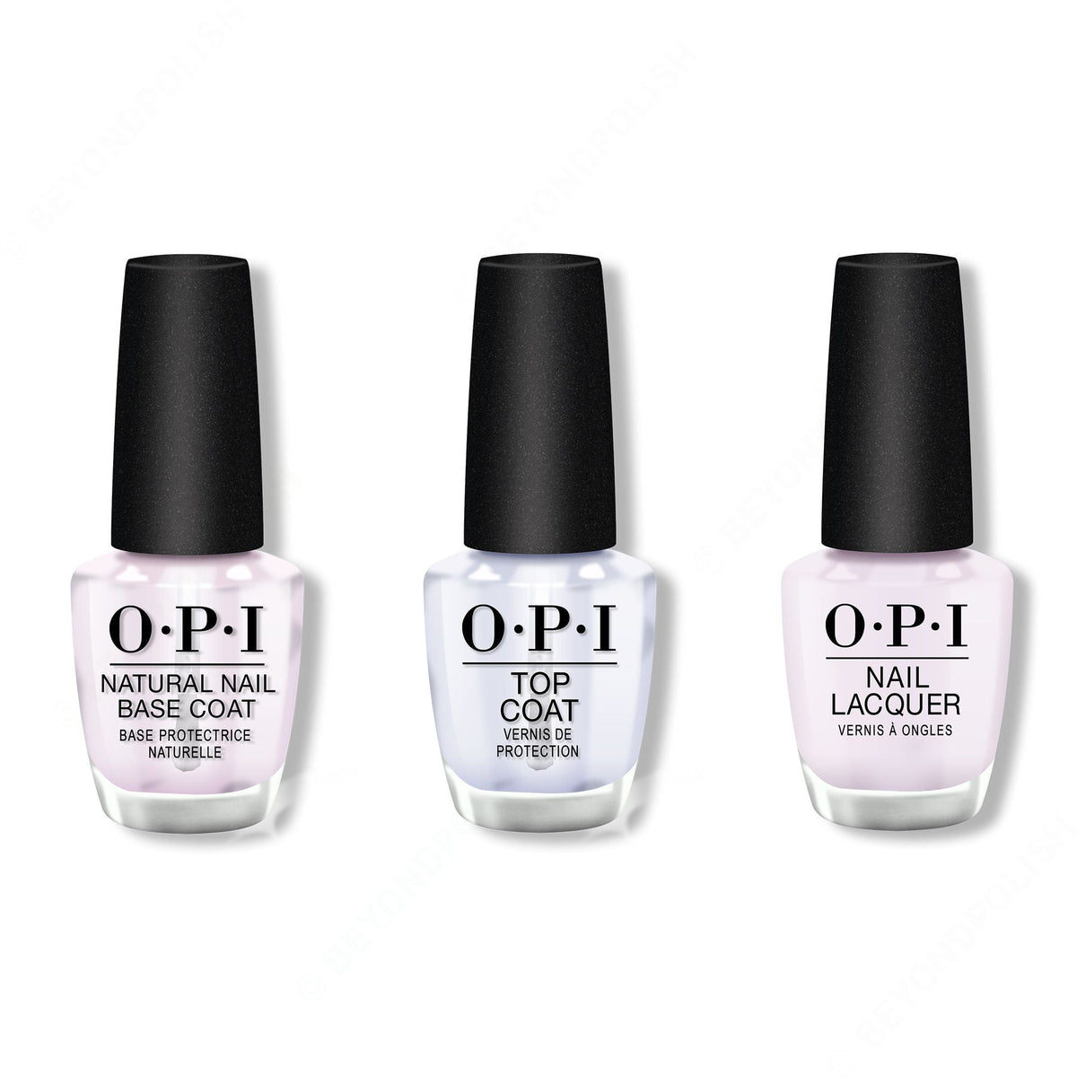 OPI - Nail Lacquer Combo - Base, Top & Hue Is The Artist 0.5 oz - Professional Care