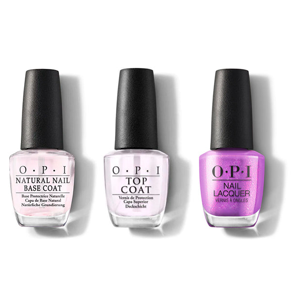 OPI - Nail Lacquer Combo - Base, Top & I Sold My Crypto - Professional Care