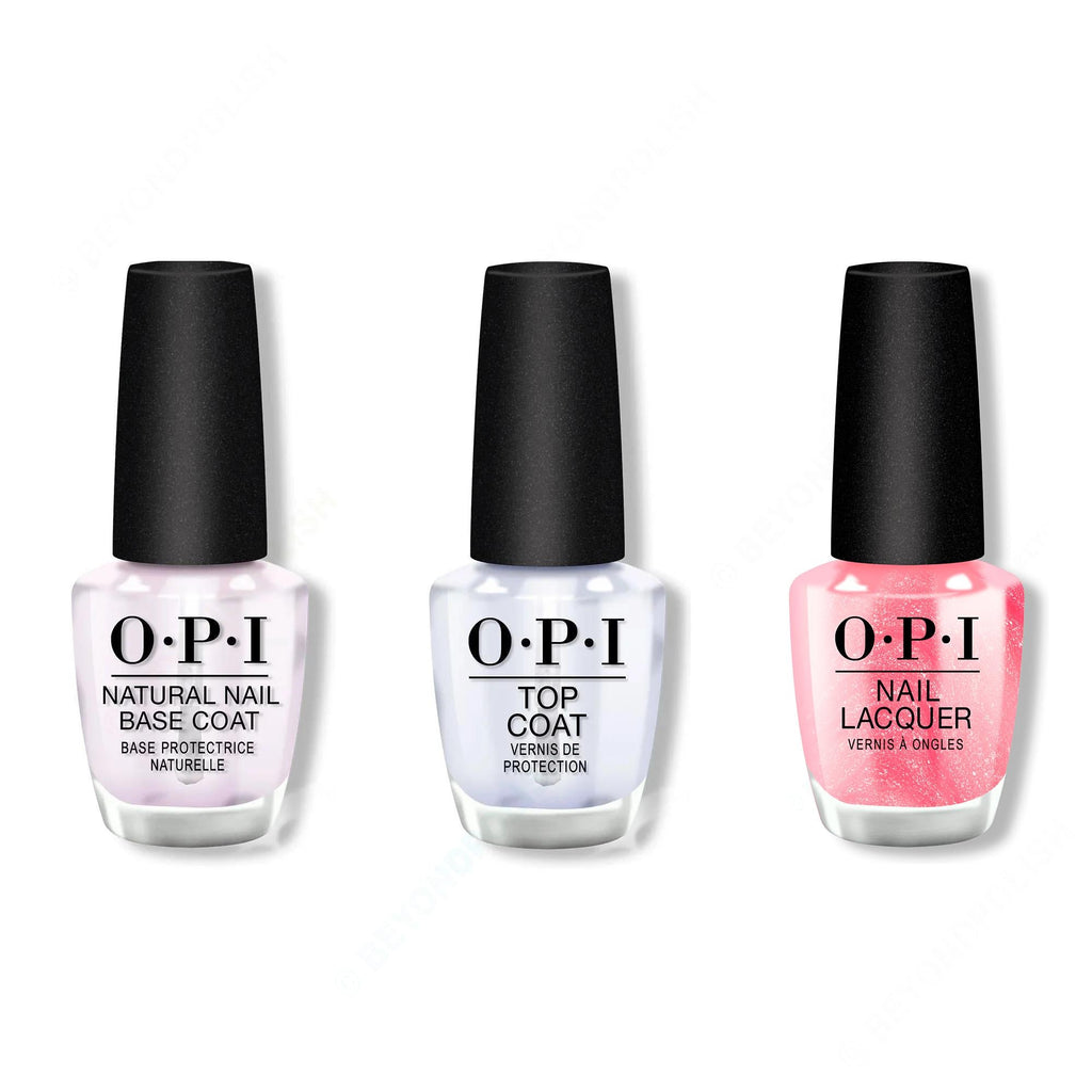 OPI - Nail Lacquer Combo - Base, Top & If U like Pinka Coladas - Professional Care