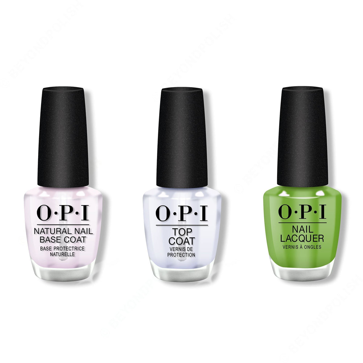 OPI - Nail Lacquer Combo - Base, Top & I'm Sooo Swamped! 0.5 oz - Professional Care