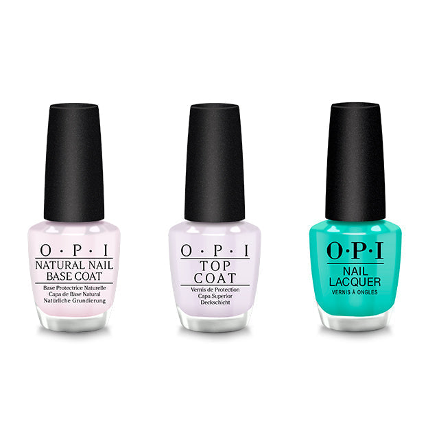 OPI - Nail Lacquer Combo - Base, Top & I'm Yacht Leaving - Professional Care