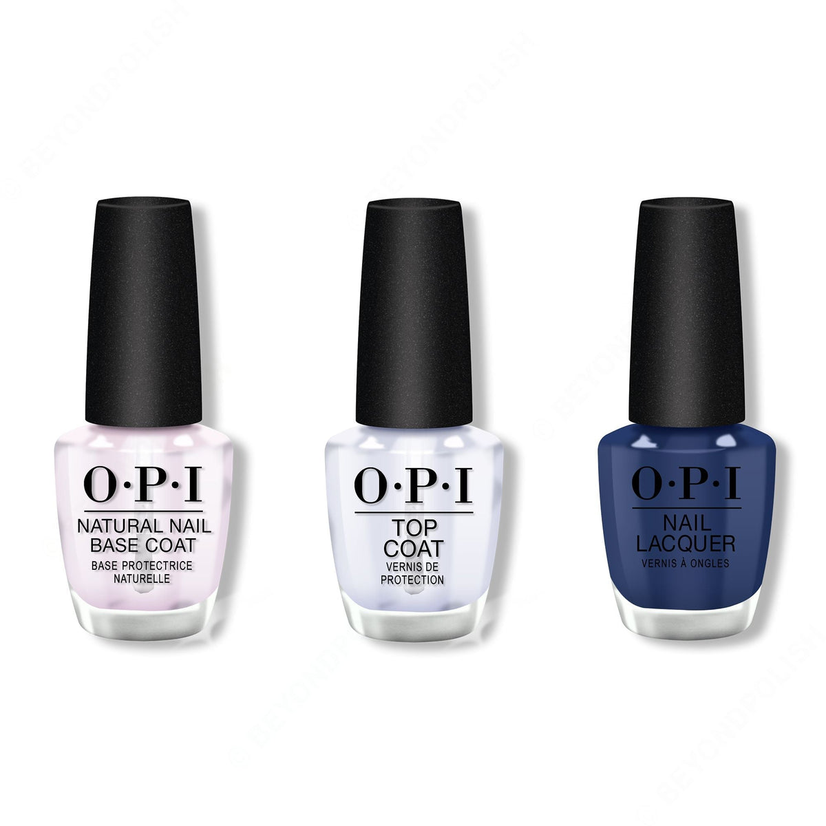 OPI - Nail Lacquer Combo - Base, Top & Isn't it Grand Avenue - Professional Care