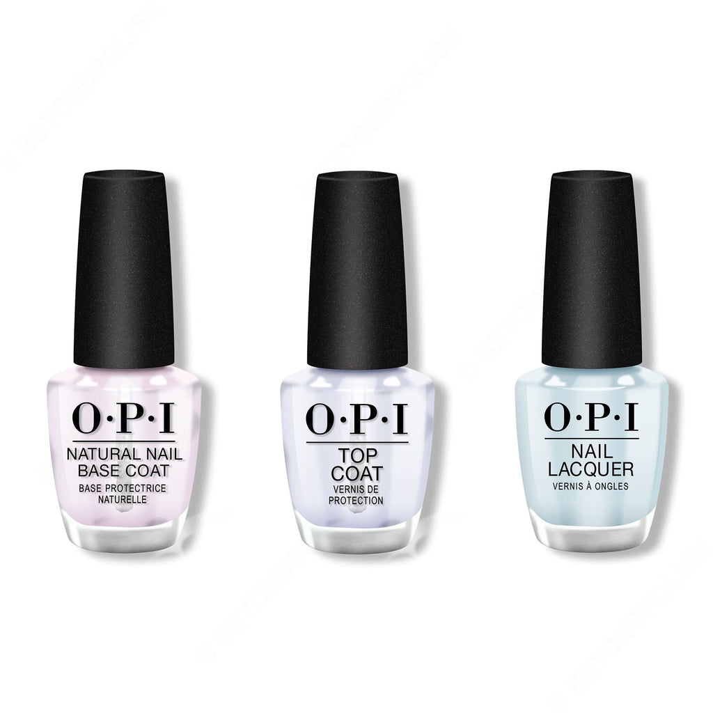 OPI - Nail Lacquer Combo - Base, Top & It's A Boy! 0.5 oz - Professional Care