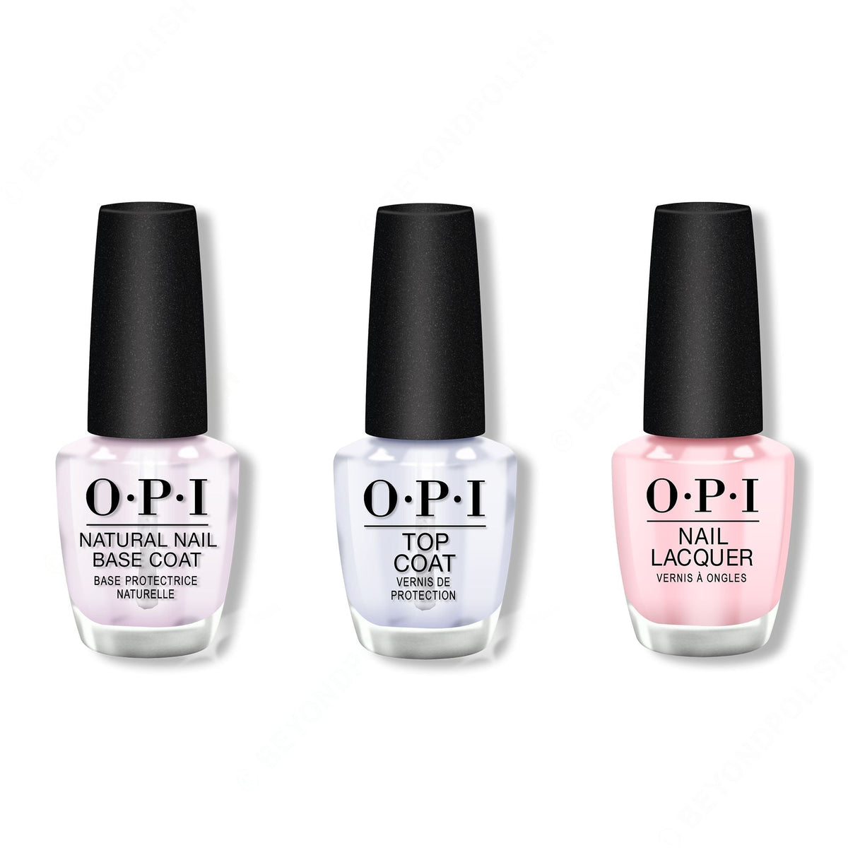 OPI - Nail Lacquer Combo - Base, Top & It's A Girl 0.5 oz - Professional Care