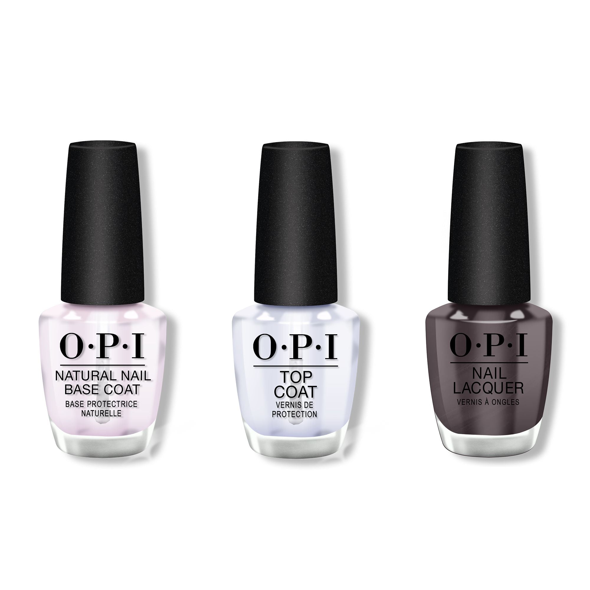 OPI - Nail Lacquer Combo - Base, Top & Krona-logical Order 0.5 oz - Professional Care