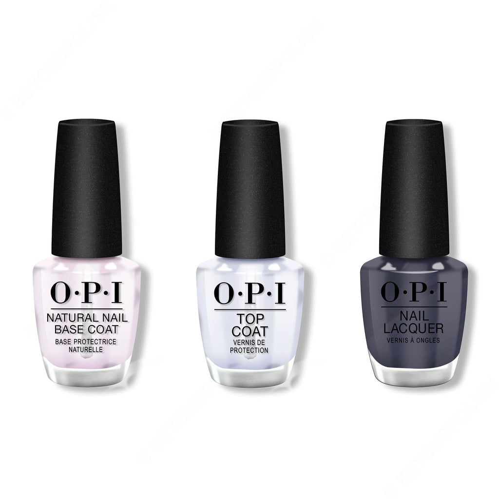 OPI - Nail Lacquer Combo - Base, Top & Less is Norse 0.5 oz - Professional Care