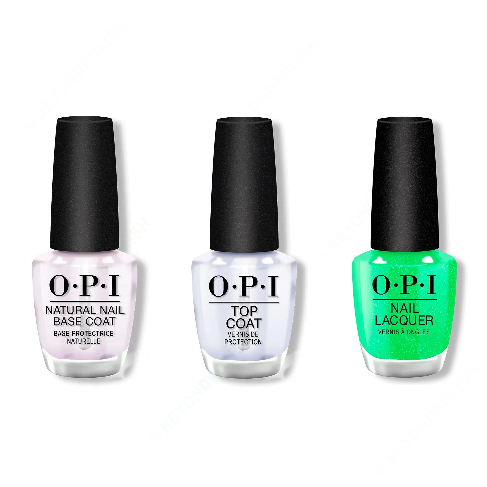 OPI - Nail Lacquer Combo - Base, Top & Lime of My Life