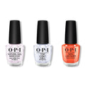 OPI - Nail Lacquer Combo - Base, Top & Liquid Fire - Professional Care