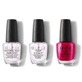 OPI - Nail Lacquer Combo - Base, Top & Madam President 0.5 oz - Professional Care