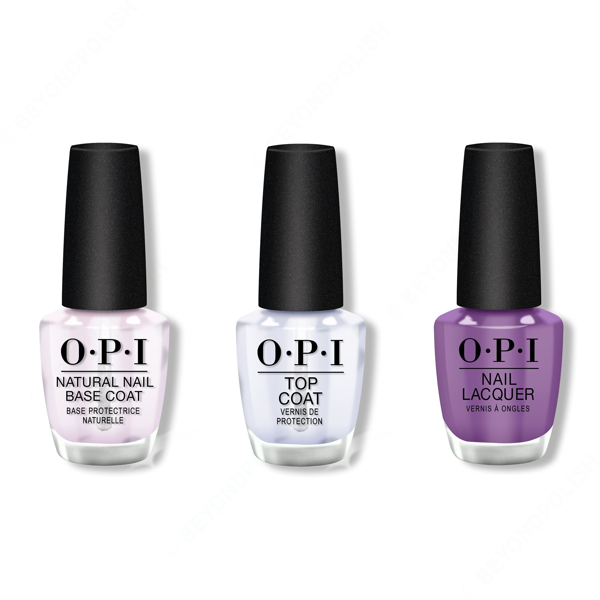 OPI - Nail Lacquer Combo - Base, Top & Medi-take It All In - Professional Care