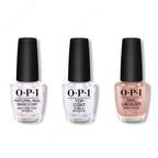 OPI - Nail Lacquer Combo - Base, Top & Metallic Composition - Professional Care