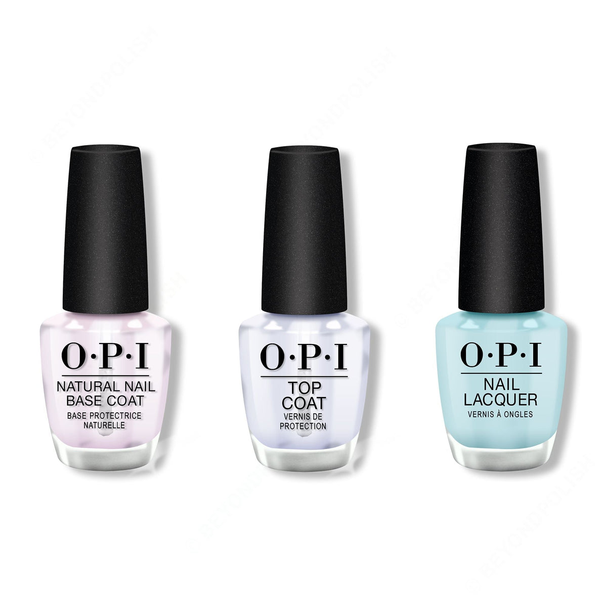 OPI - Nail Lacquer Combo - Base, Top & Mexico City Move-mint 0.5 oz - Professional Care