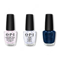 OPI - Nail Lacquer Combo - Base, Top & Midnight Mantra - Professional Care