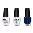 OPI - Nail Lacquer Combo - Base, Top & Midnight Mantra - Professional Care