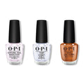 OPI - Nail Lacquer Combo - Base, Top & Millennium Mocha - Professional Care