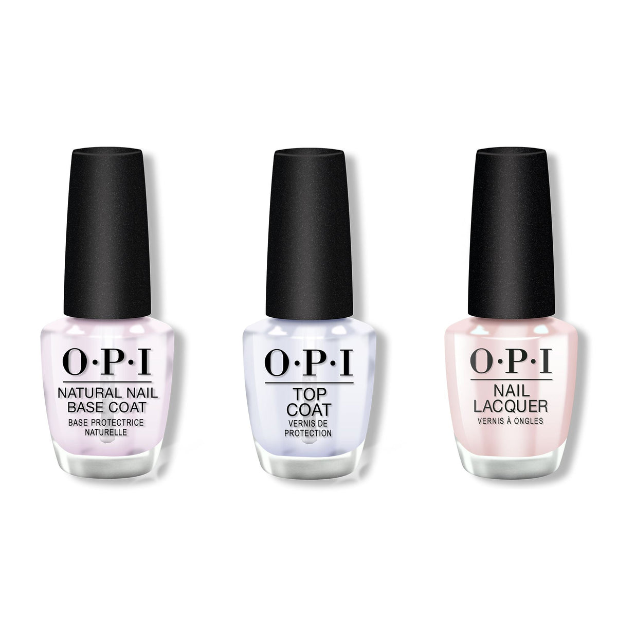 OPI - Nail Lacquer Combo - Base, Top & Movie Buff - Professional Care