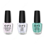 OPI - Nail Lacquer Combo - Base, Top & My Dogsled Is A Hybrid 0.5 oz - Professional Care