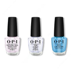 OPI - Nail Lacquer Combo - Base, Top & No Room for the Blues 0.5 oz - Professional Care