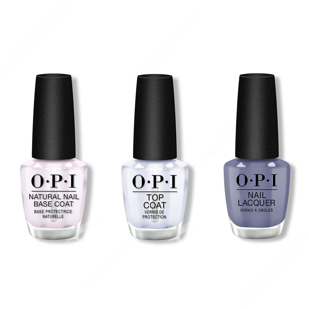 OPI - Nail Lacquer Combo - Base, Top & OPI Heart DTLA - Professional Care