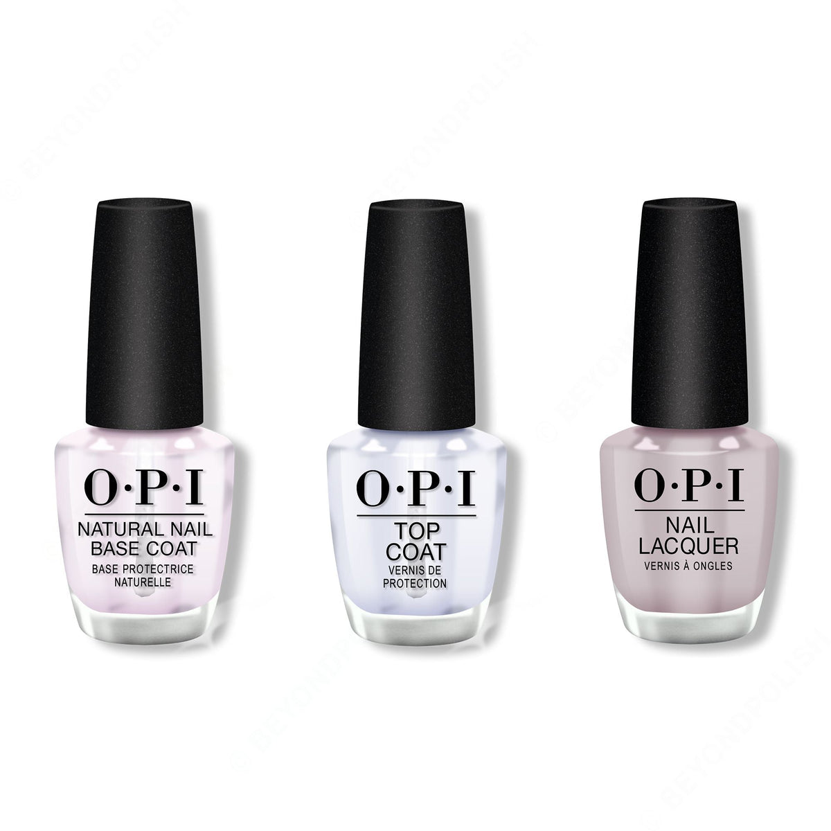 OPI - Nail Lacquer Combo - Base, Top & Peace of Mined - Professional Care