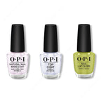 OPI - Nail Lacquer Combo - Base, Top & Pear-adise Cove - Professional Care