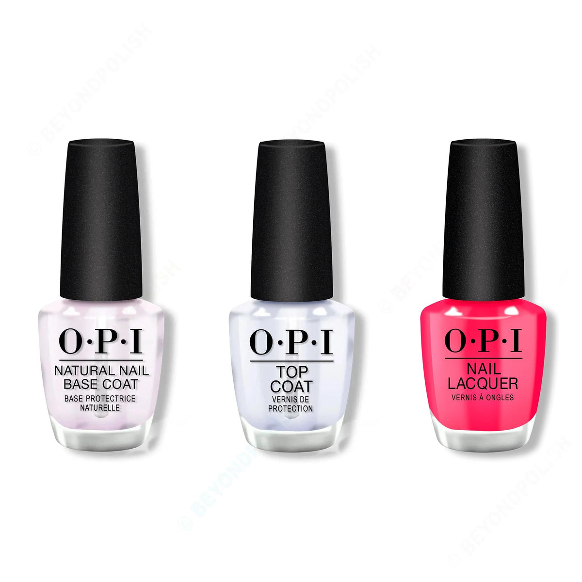 OPI - Nail Lacquer Combo - Base, Top & Pompeii Pink - OPIcons Spring 2026
