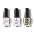 OPI - Nail Lacquer Combo - Base, Top & Pop the Baubles - Professional Care
