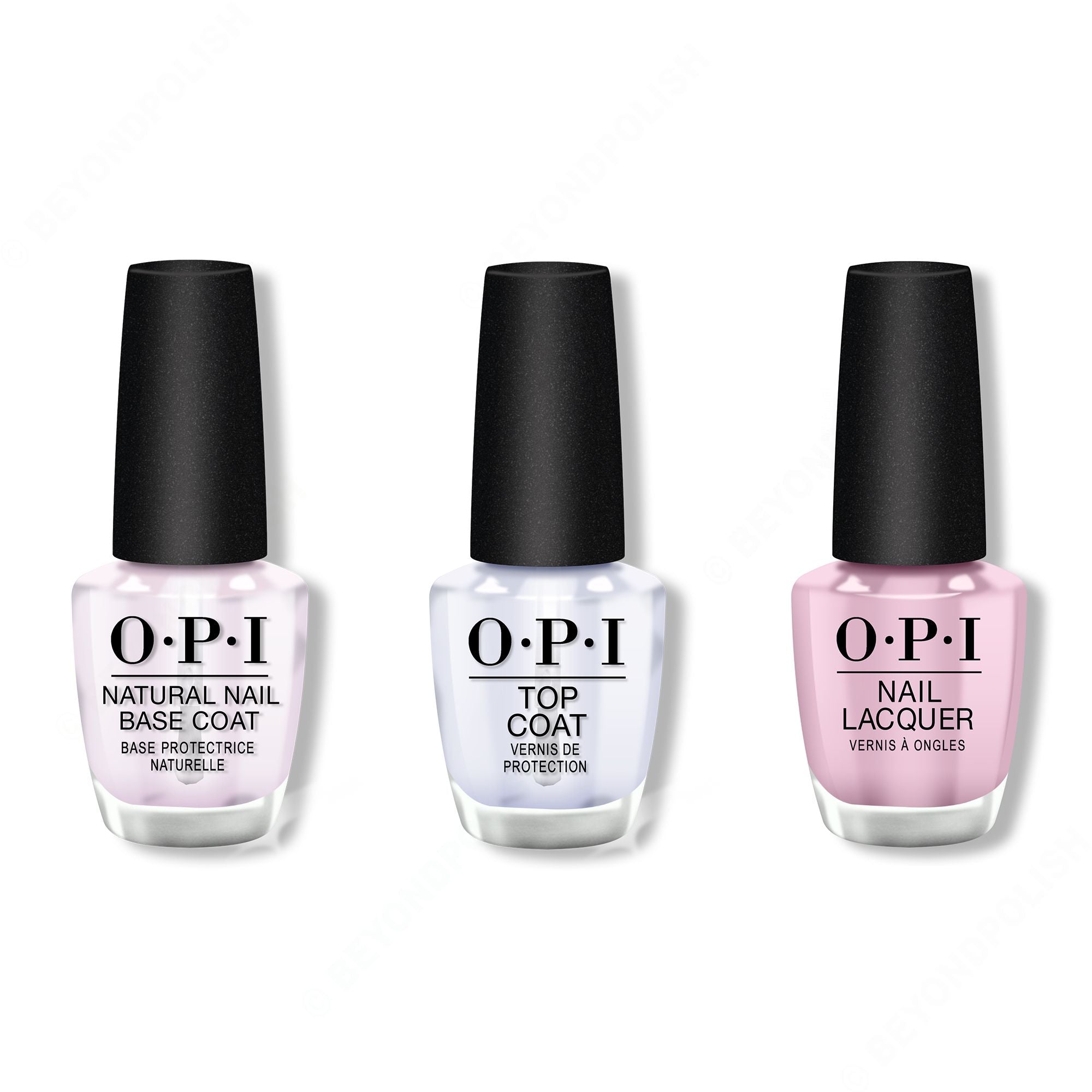 OPI - Nail Lacquer Combo - Base, Top & Purple Palazzo Pants 0.5 oz - Professional Care