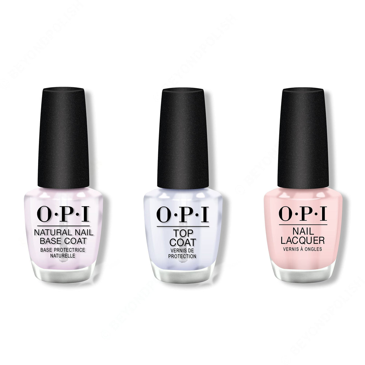 OPI - Nail Lacquer Combo - Base, Top & Put It In Neutral 0.5 oz - Professional Care