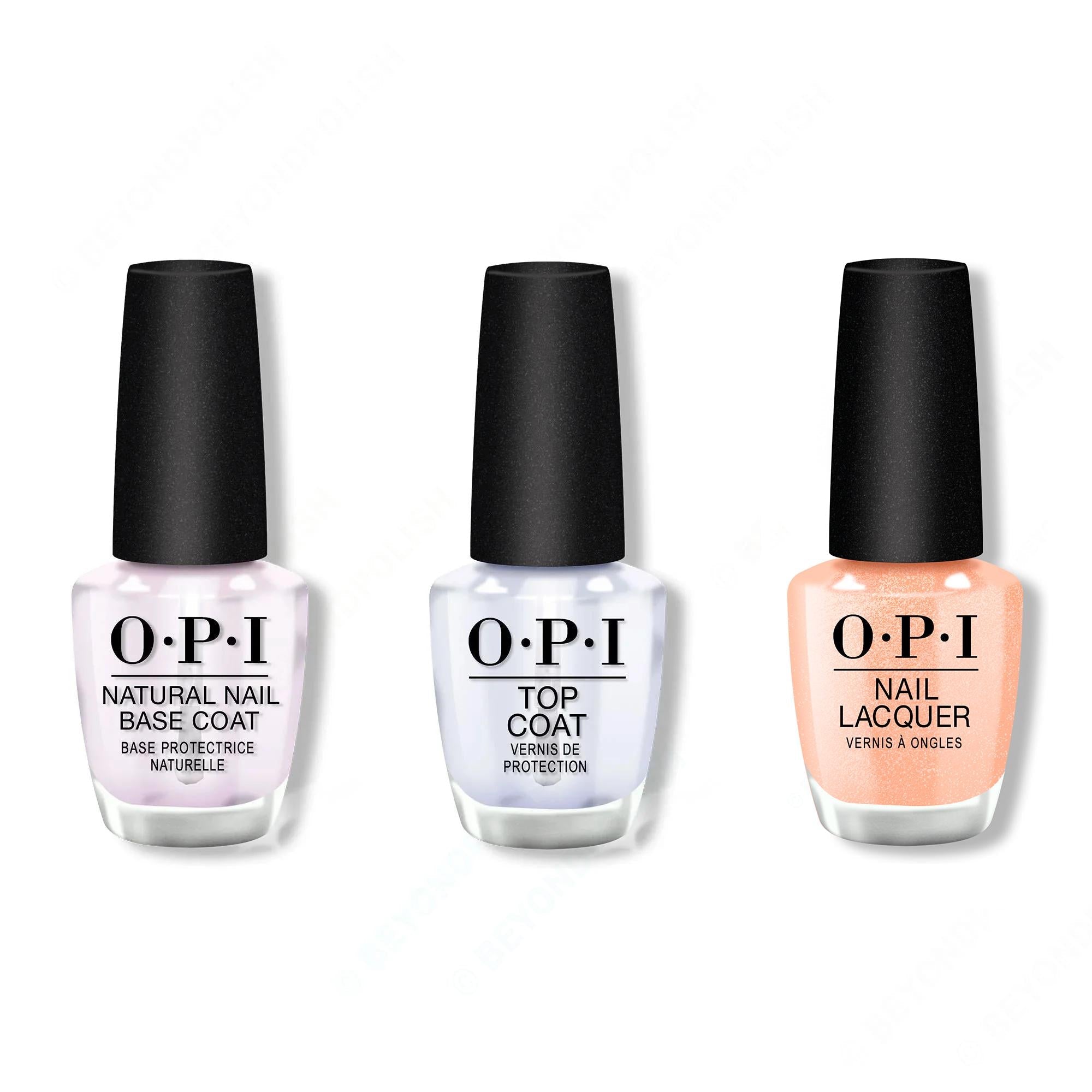 OPI - Nail Lacquer Combo - Base, Top & Queens Rule - OPIcons Spring 2026