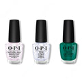 OPI - Nail Lacquer Combo - Base, Top & Rated Pea-G - Professional Care