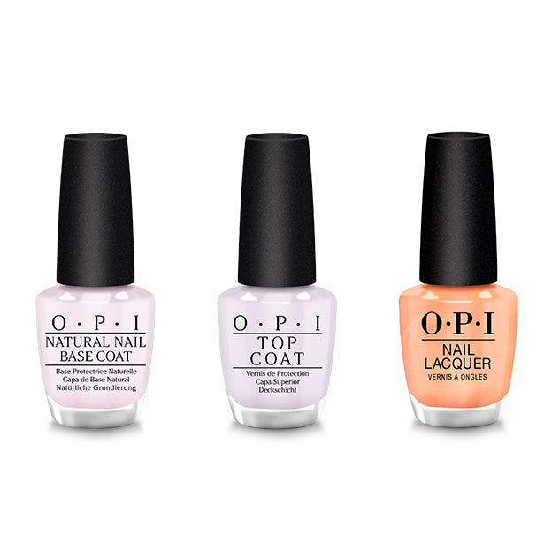 OPI - Nail Lacquer Combo - Base, Top & Sanding In Stilettos - Professional Care