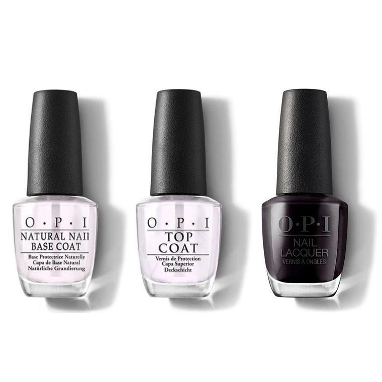 OPI - Nail Lacquer Combo - Base, Top & Shh It's Top Secret! 0.5 oz - Professional Care