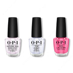 OPI - Nail Lacquer Combo - Base, Top & Shorts Story 0.5 oz - Professional Care