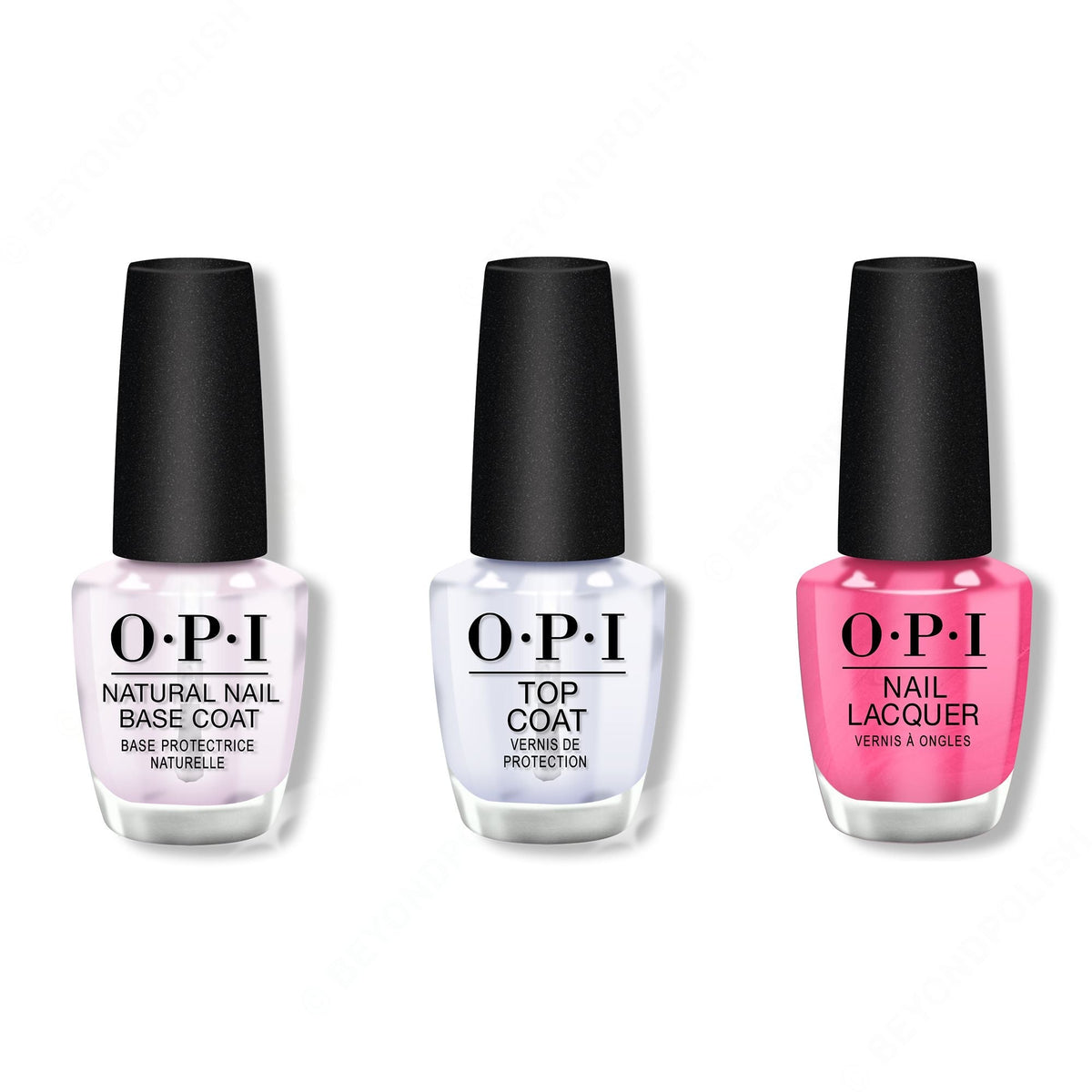OPI - Nail Lacquer Combo - Base, Top & Shorts Story 0.5 oz - Professional Care
