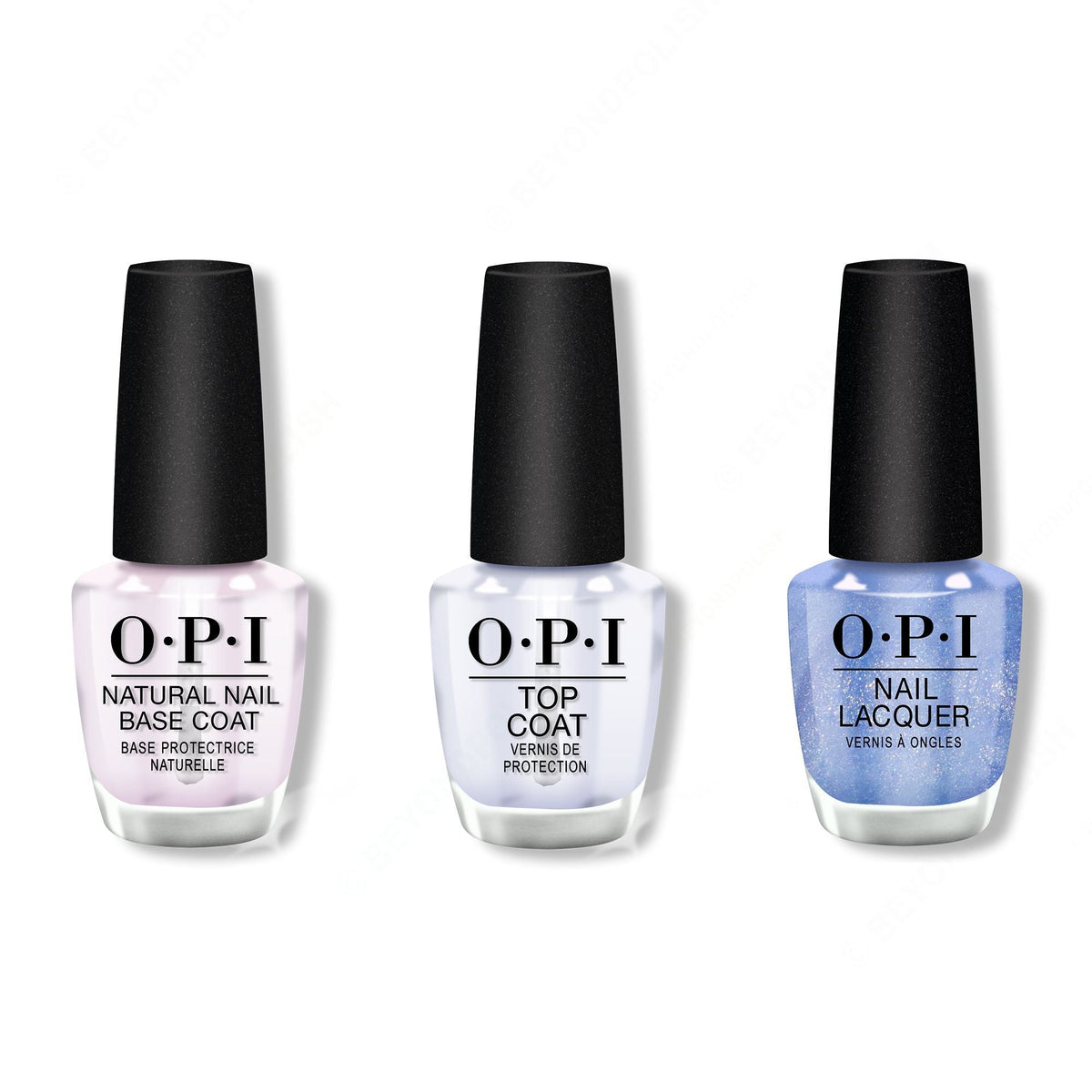 OPI - Nail Lacquer Combo - Base, Top & Show Us Your Tips! 0.5 oz - Professional Care